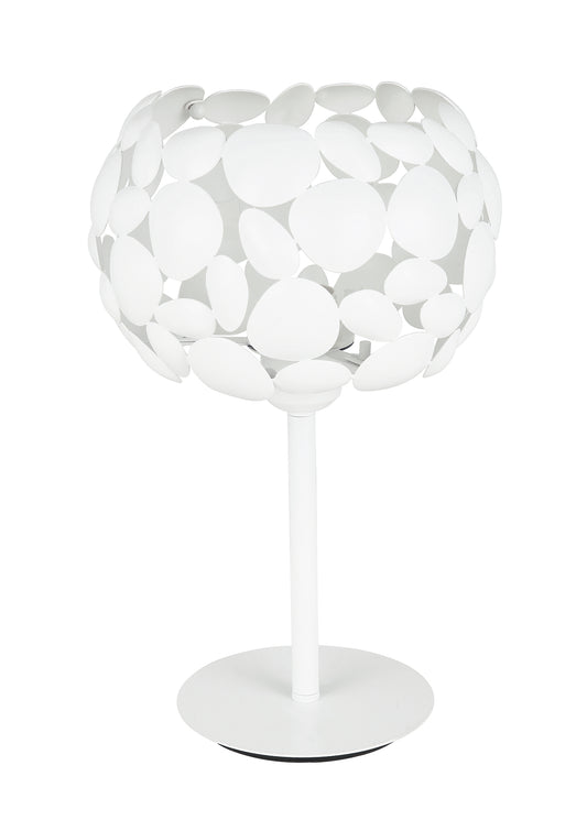 Lampada da tavolo DIONISO in metallo bianco