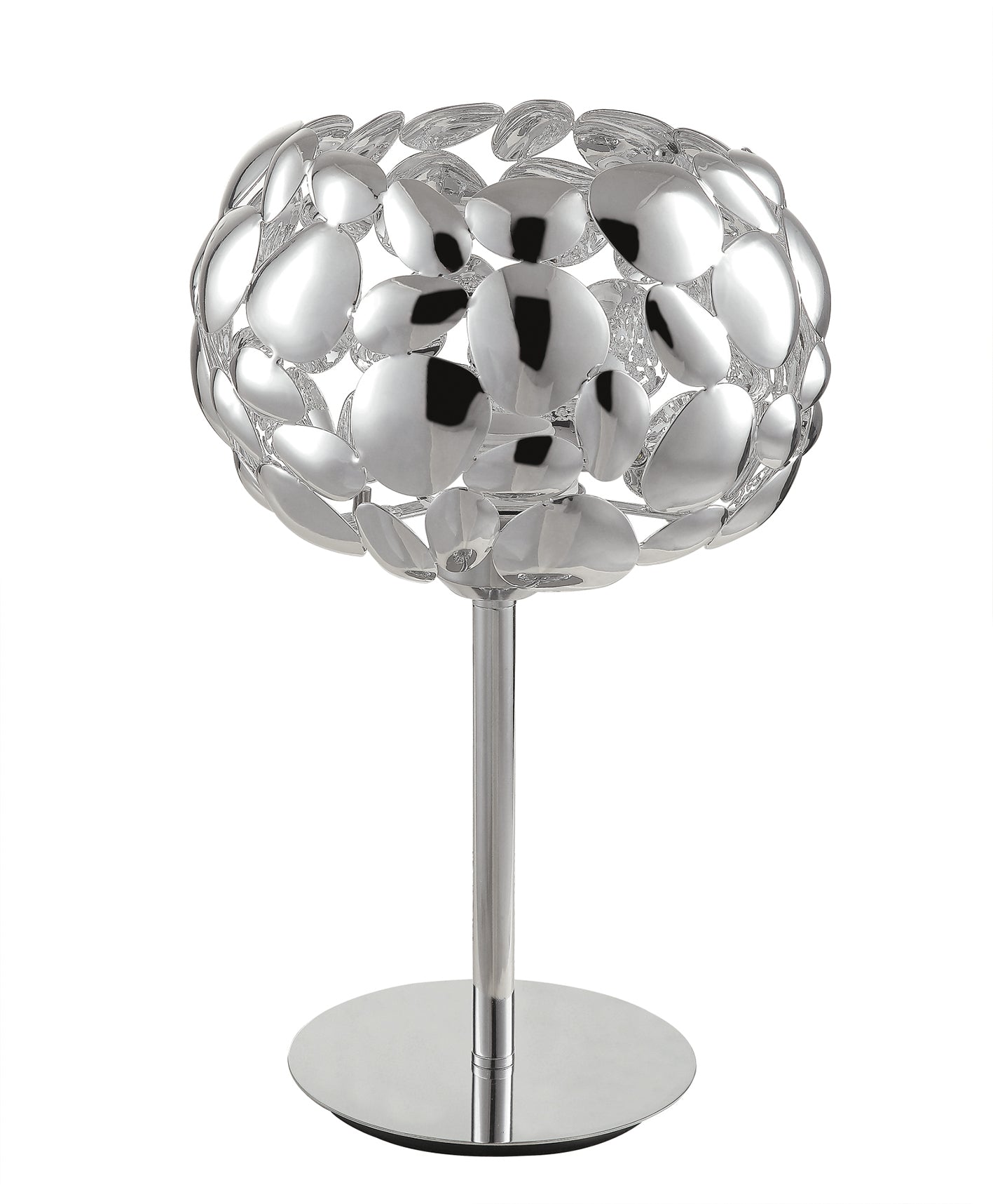 Lampada da tavolo DIONISO in metallo cromato