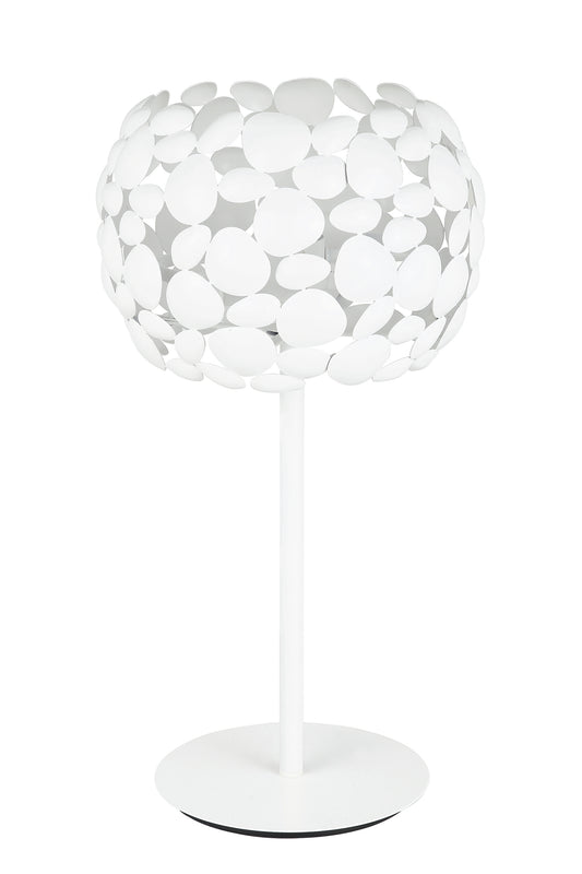 Lampada da tavolo DIONISO in metallo bianco