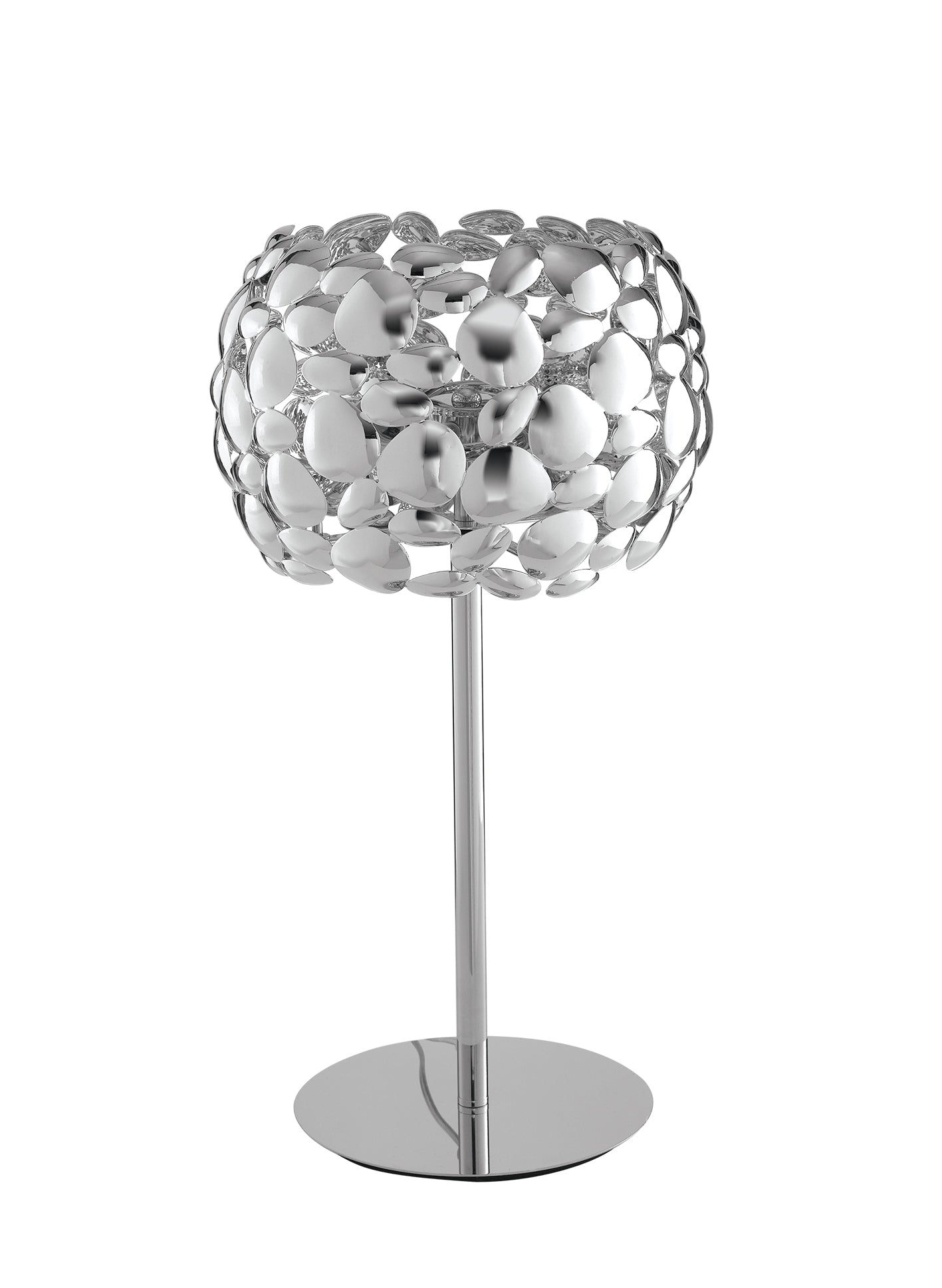 Lampada da tavolo DIONISO in metallo cromato