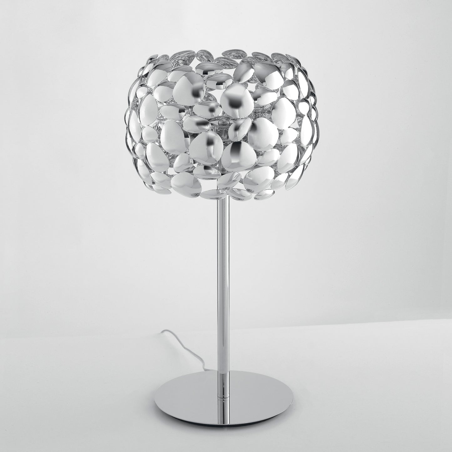 Lampada da tavolo DIONISO in metallo cromato