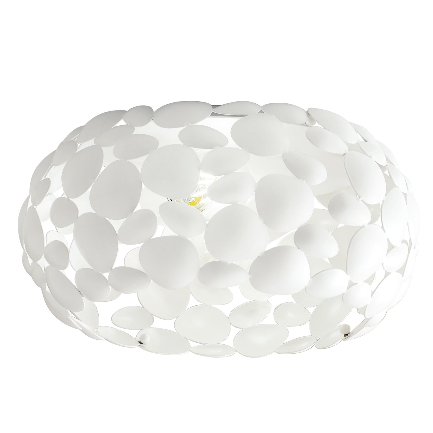 Plafoniera DIONISO in metallo bianco 48 cm.