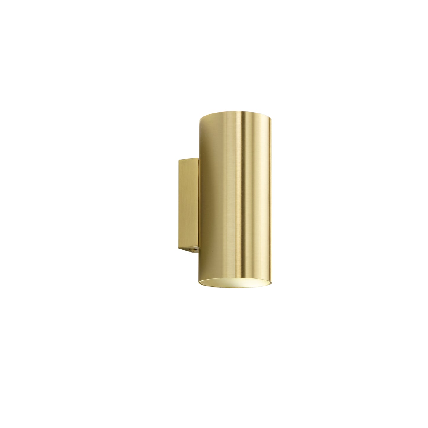 Applique DUDUK rotonda biemissione in metallo oro 10 cm.
