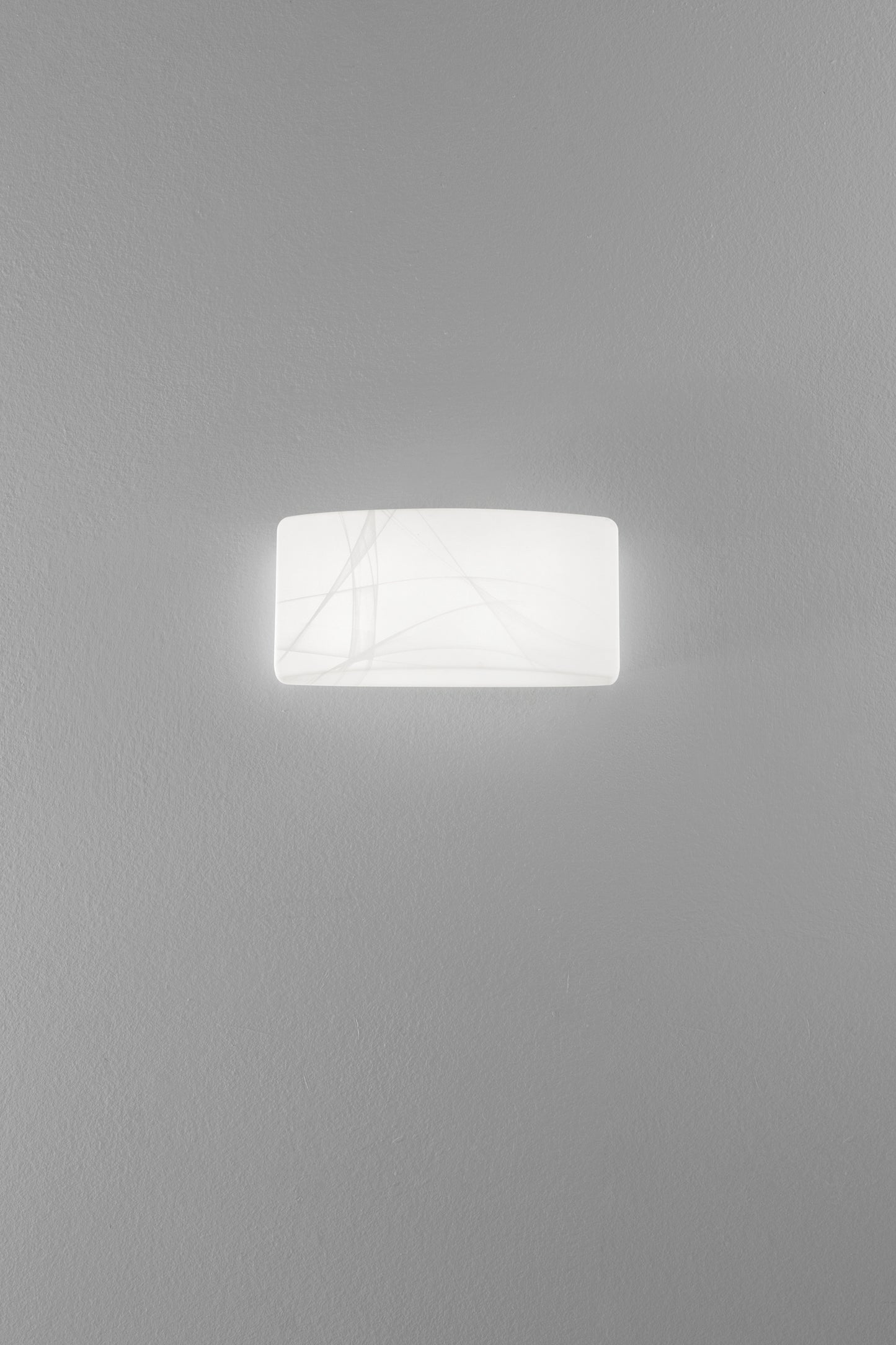 Applique LED DYANA bianco in vetro satinato con CCT