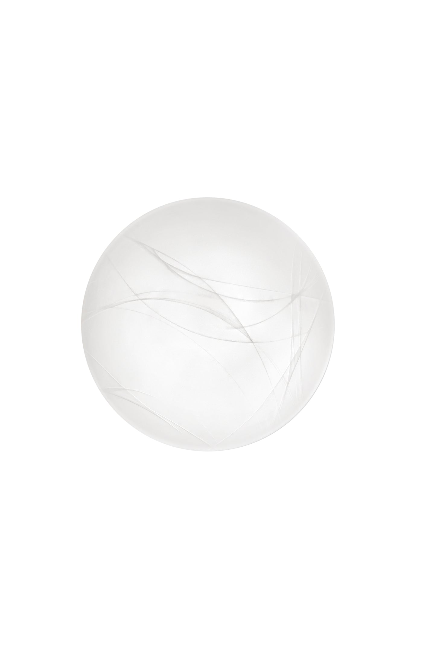 Plafoniera LED DYANA bianco in vetro satinato 38,5cm Ø - CCT