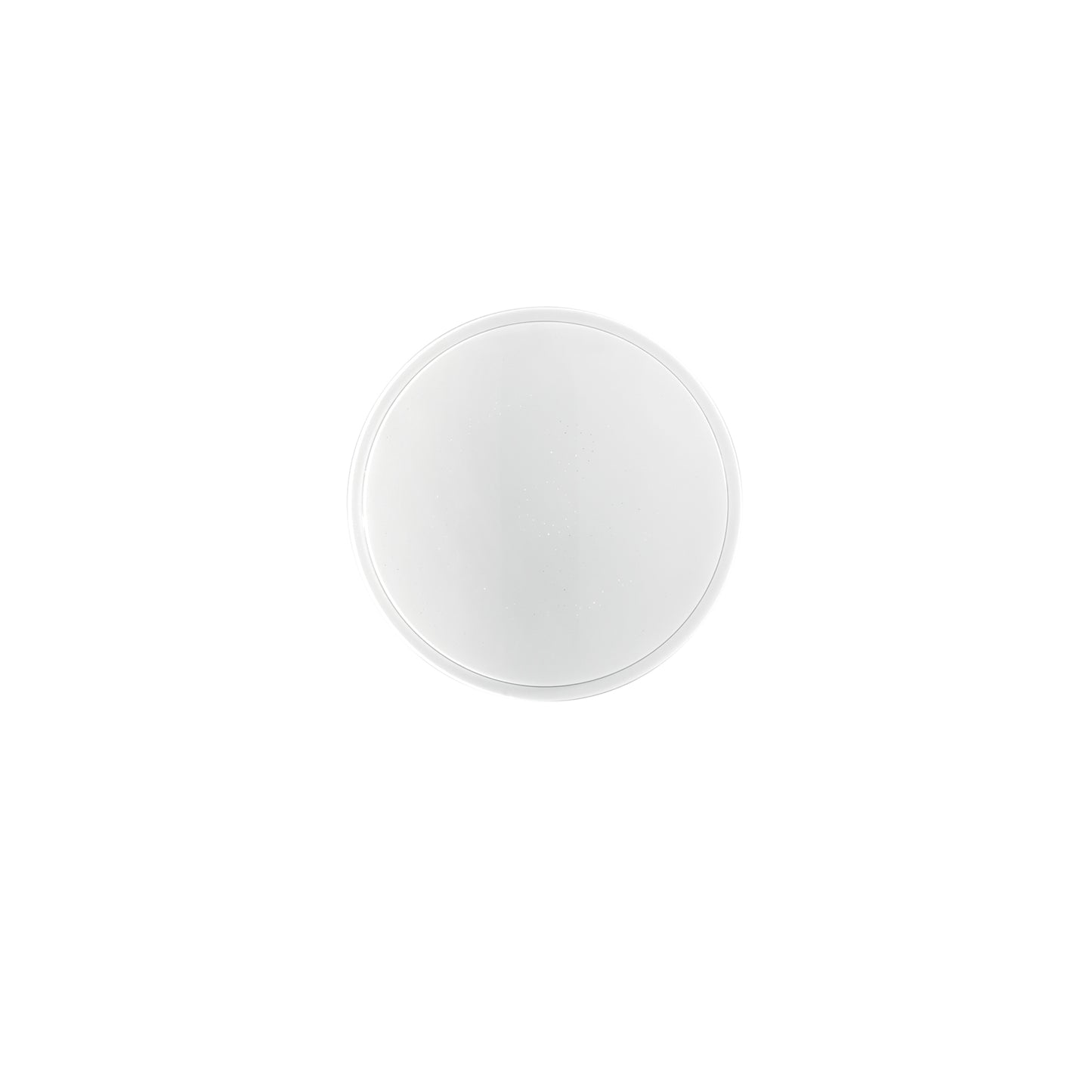 Plafoniera EGO in acrilico bianca CCT. Wi-Fi e telecomando incluso 38,5cm. Ø