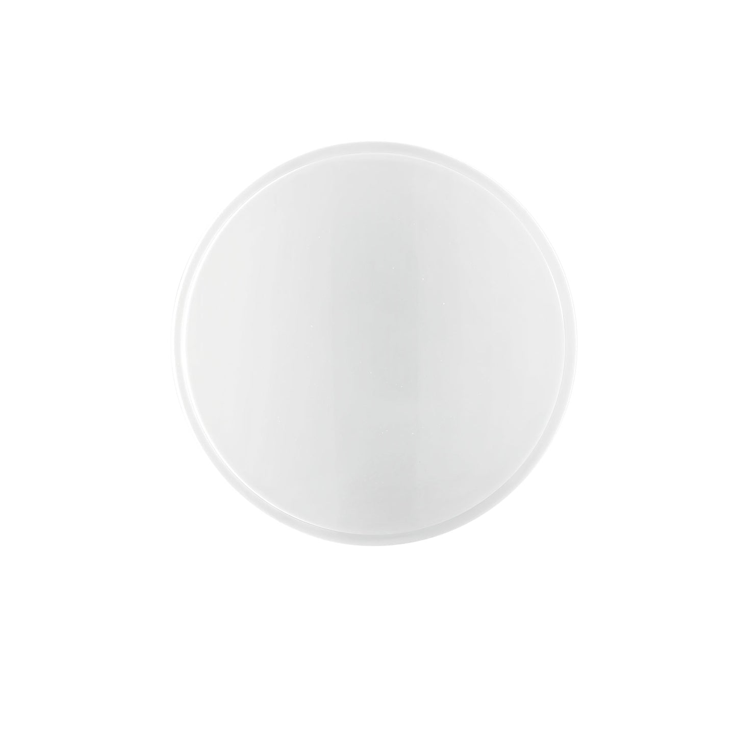 Plafoniera EGO in acrilico bianca CCT. Wi-Fi e telecomando incluso 58,5cm. Ø