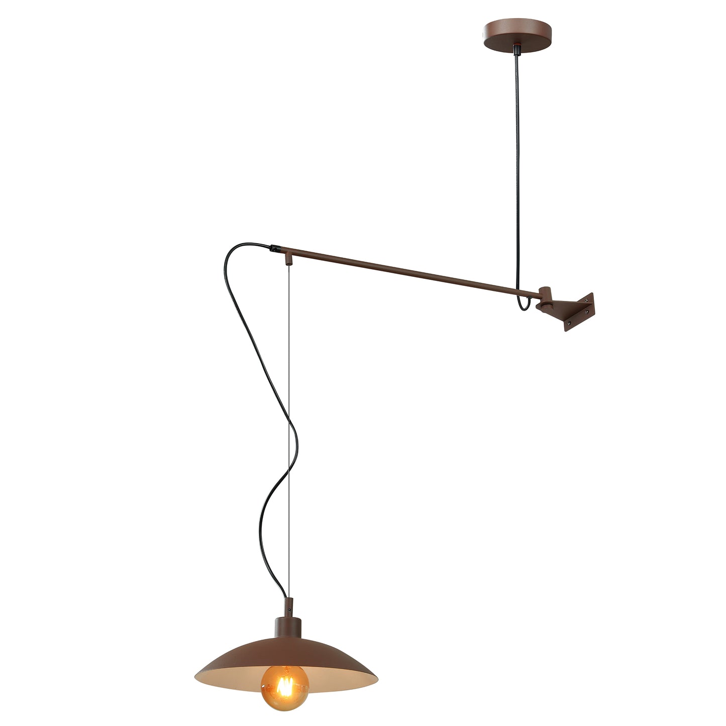 Applique ELDORADO in metallo bronzo stile sospensione
