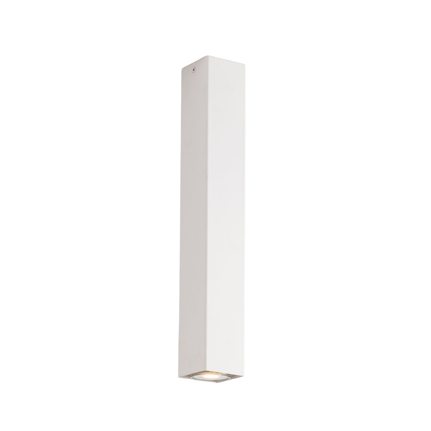 Plafoniera FLUKE quadrata in metallo bianco 40cm.