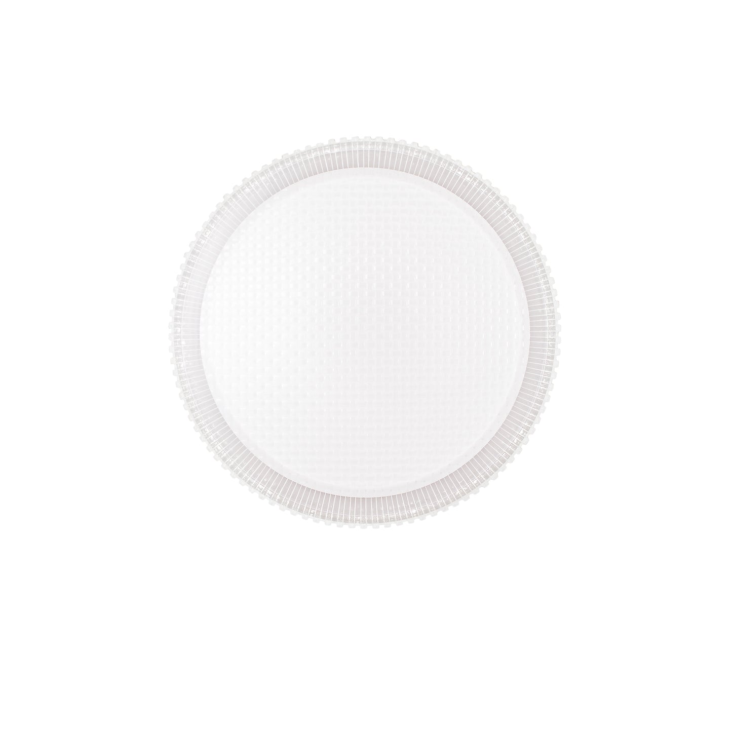 Plafoniera LED FROZEN in metallo e acrilico bianco CCT