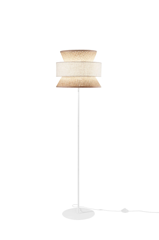 Piantana GAZEBO beige realizzata artigianalmente con materiali naturali