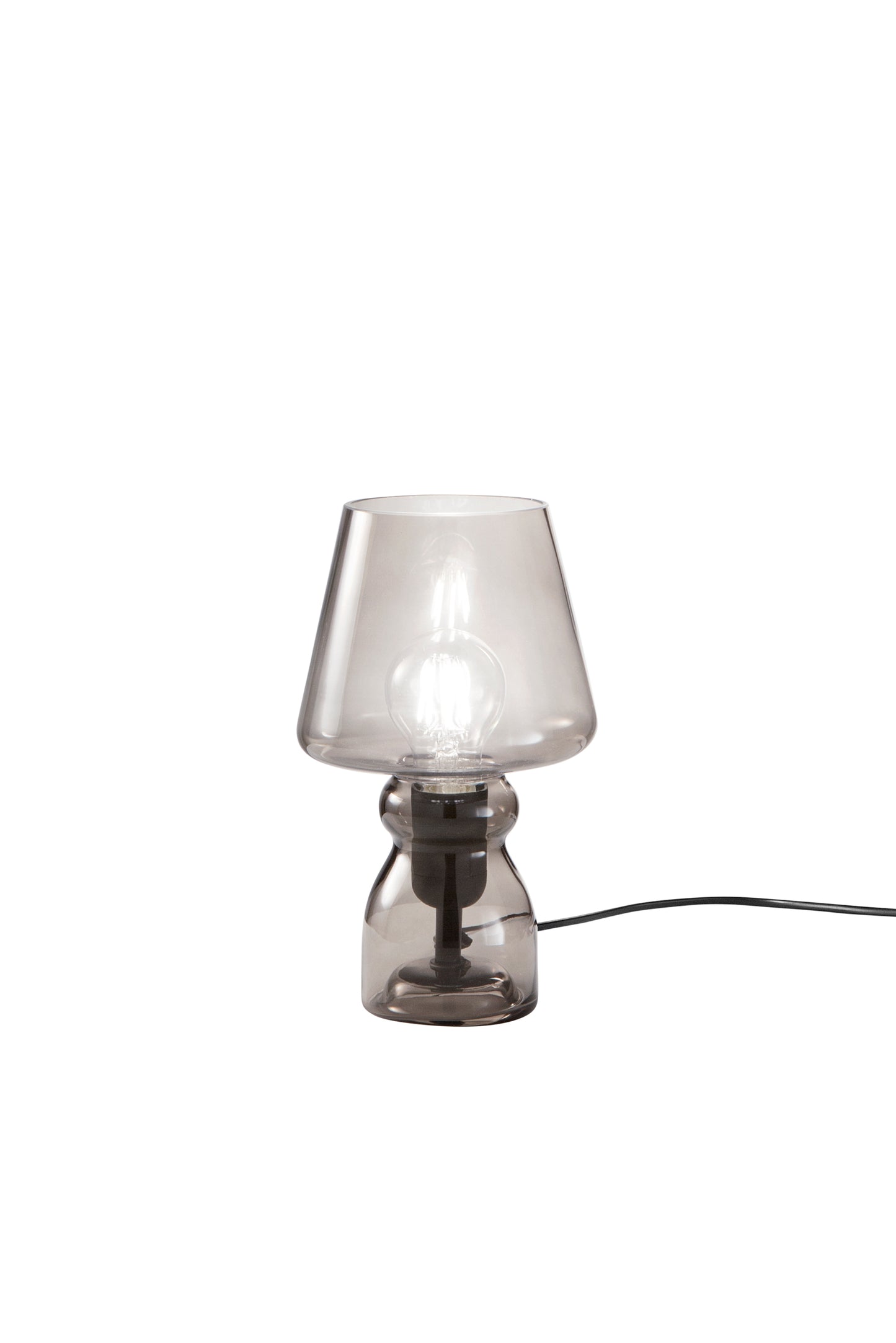 Lumetto Gleam in vetro grigio