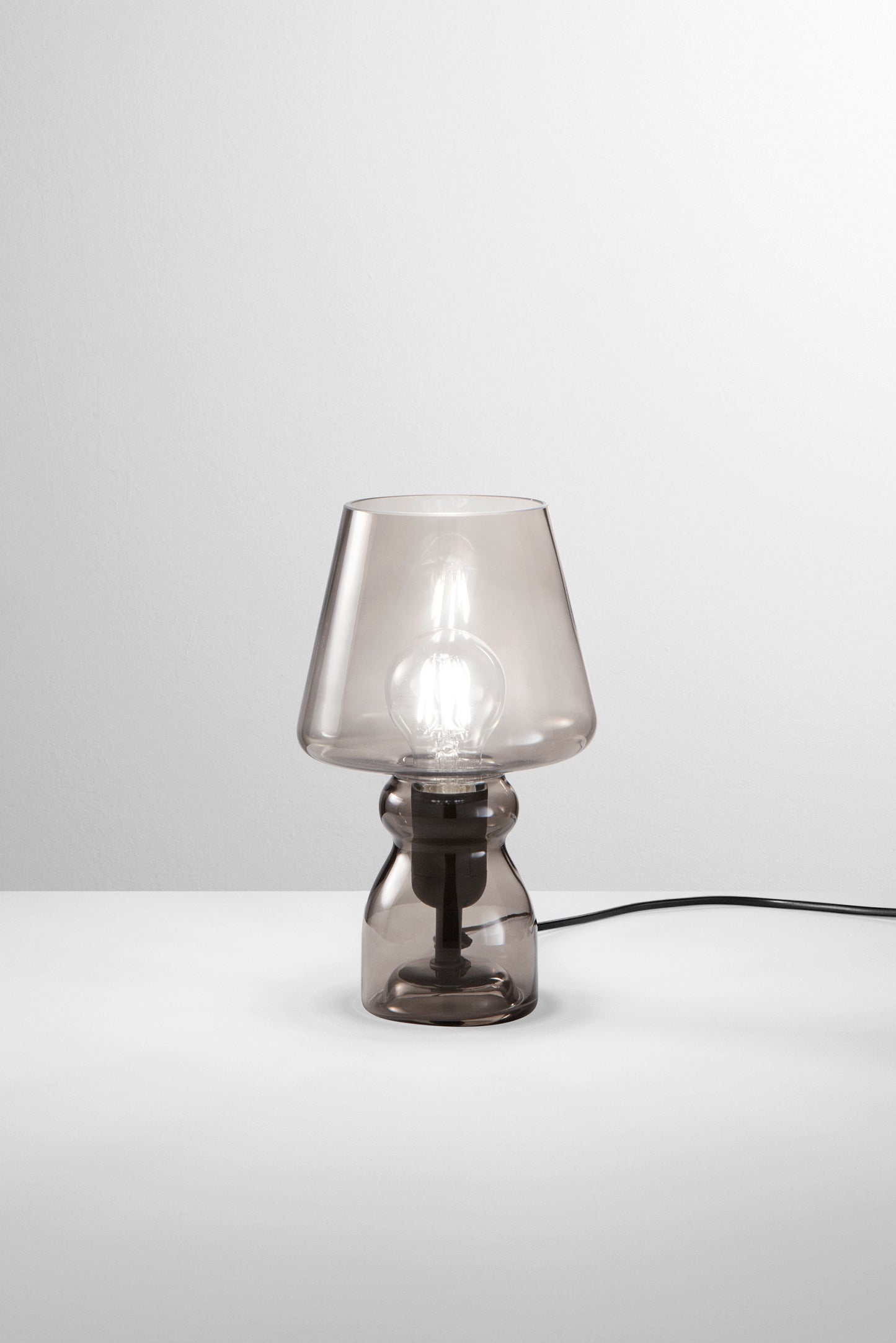 Lumetto Gleam in vetro grigio