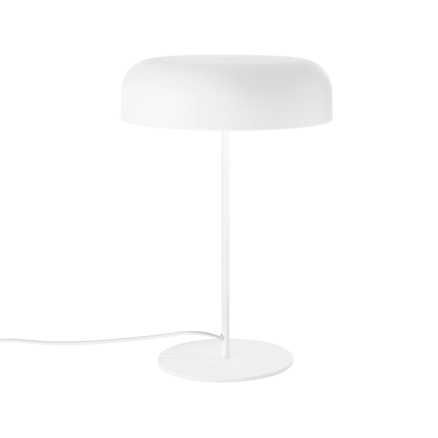 Lampada da tavolo ICEMAN in metallo bianco
