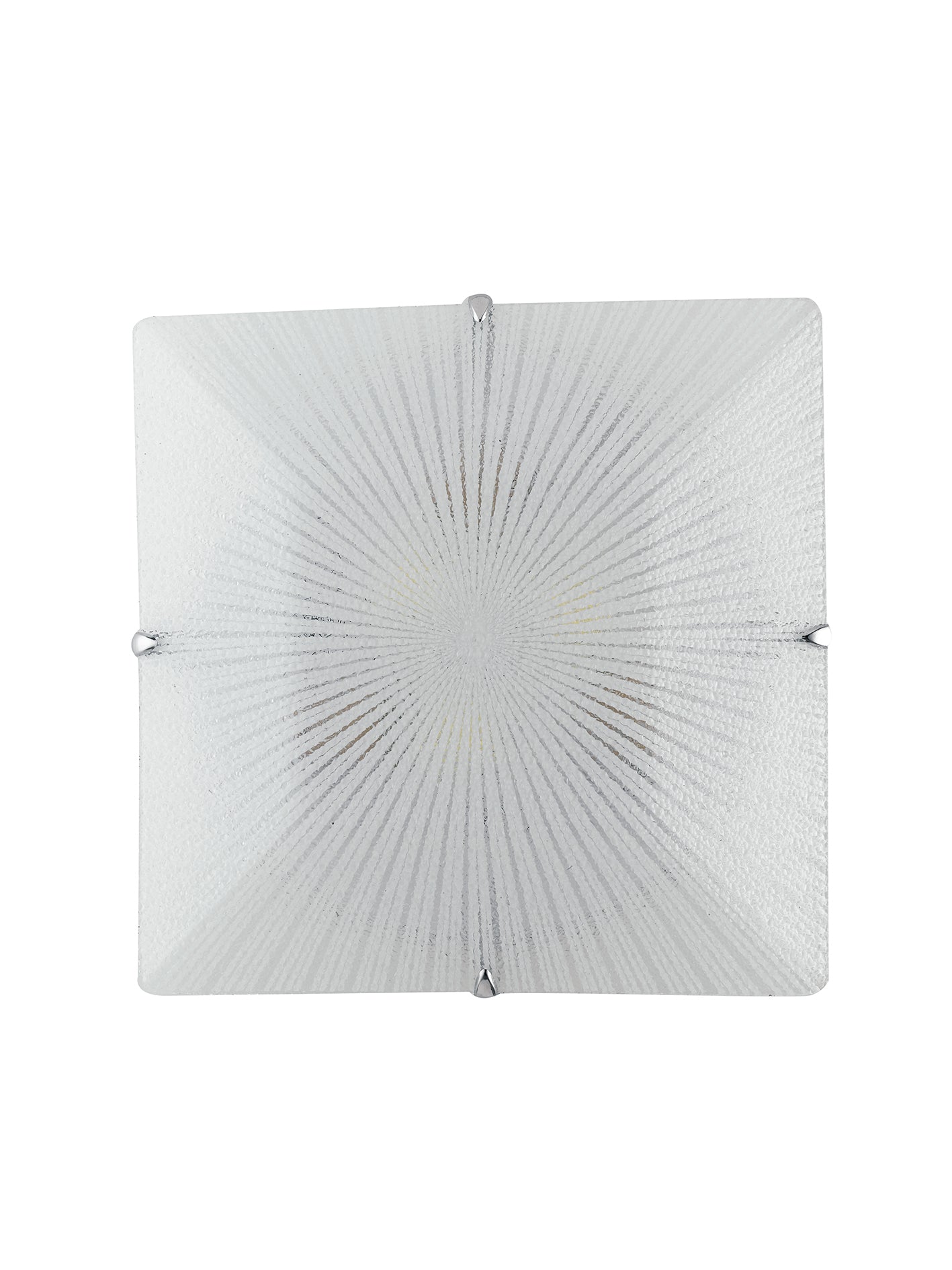 Plafoniera ISIDE in vetro bianco 30 cm.