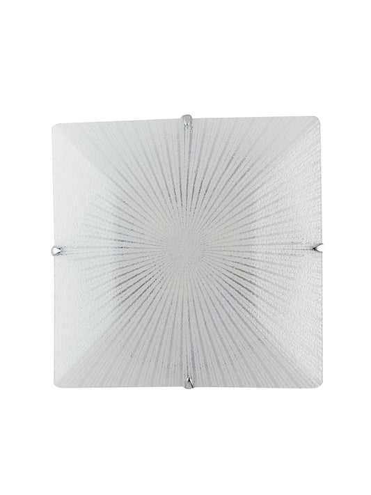 Plafoniera ISIDE in vetro bianco 30 cm.