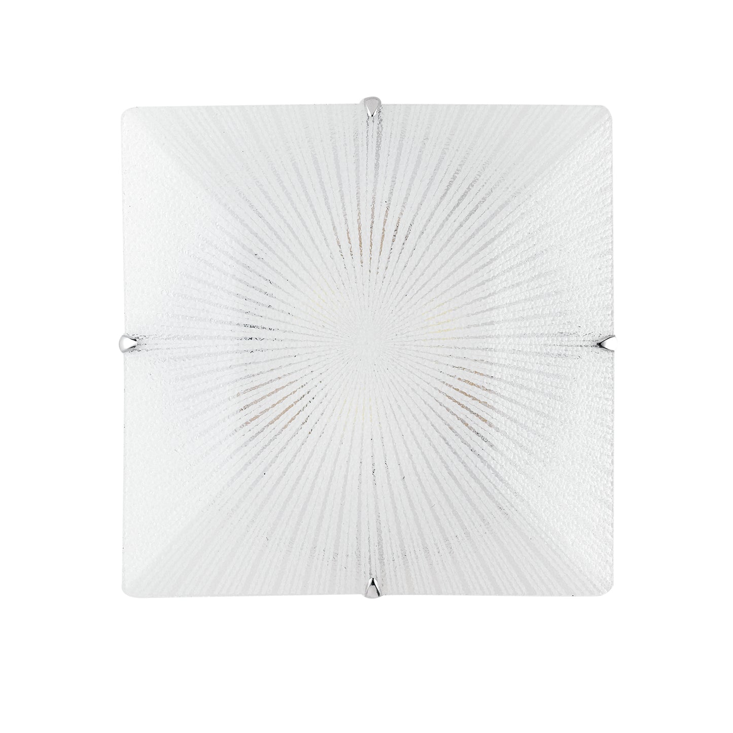 Plafoniera ISIDE in vetro bianco 40 cm.