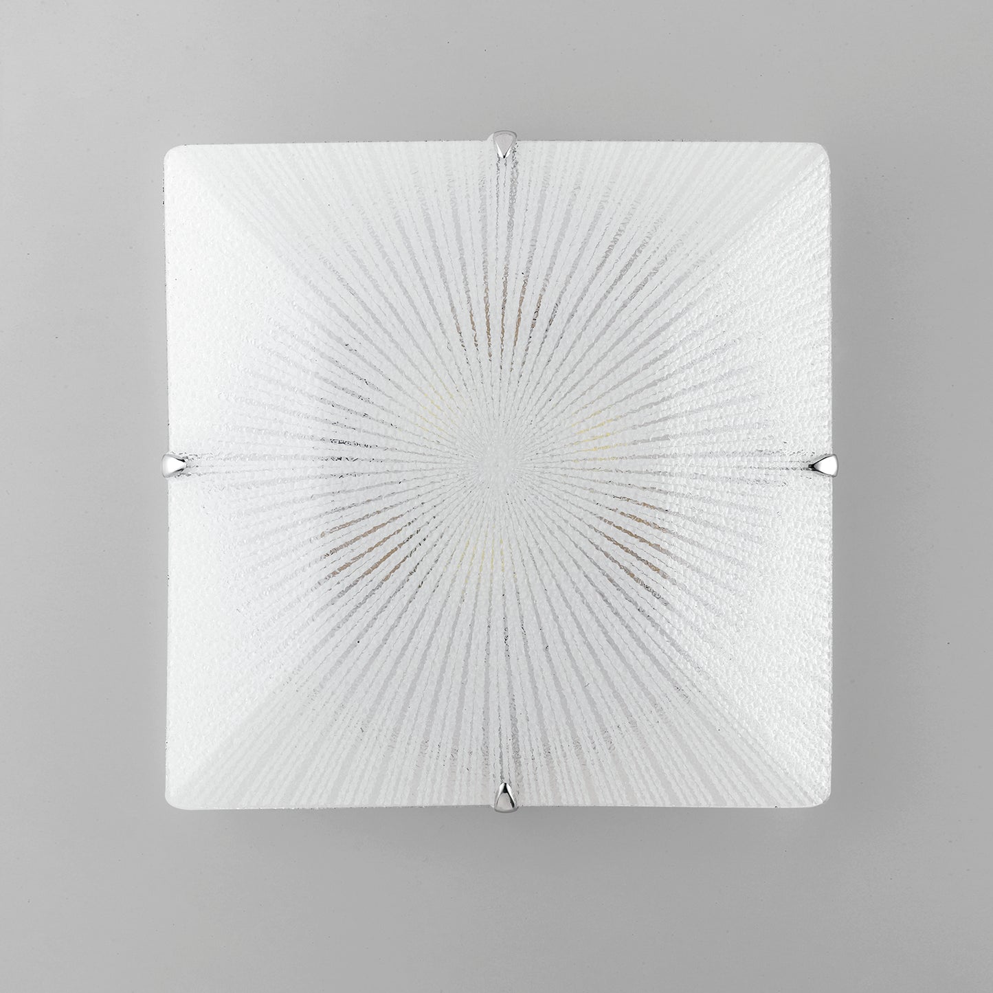 Plafoniera ISIDE in vetro bianco 40 cm.