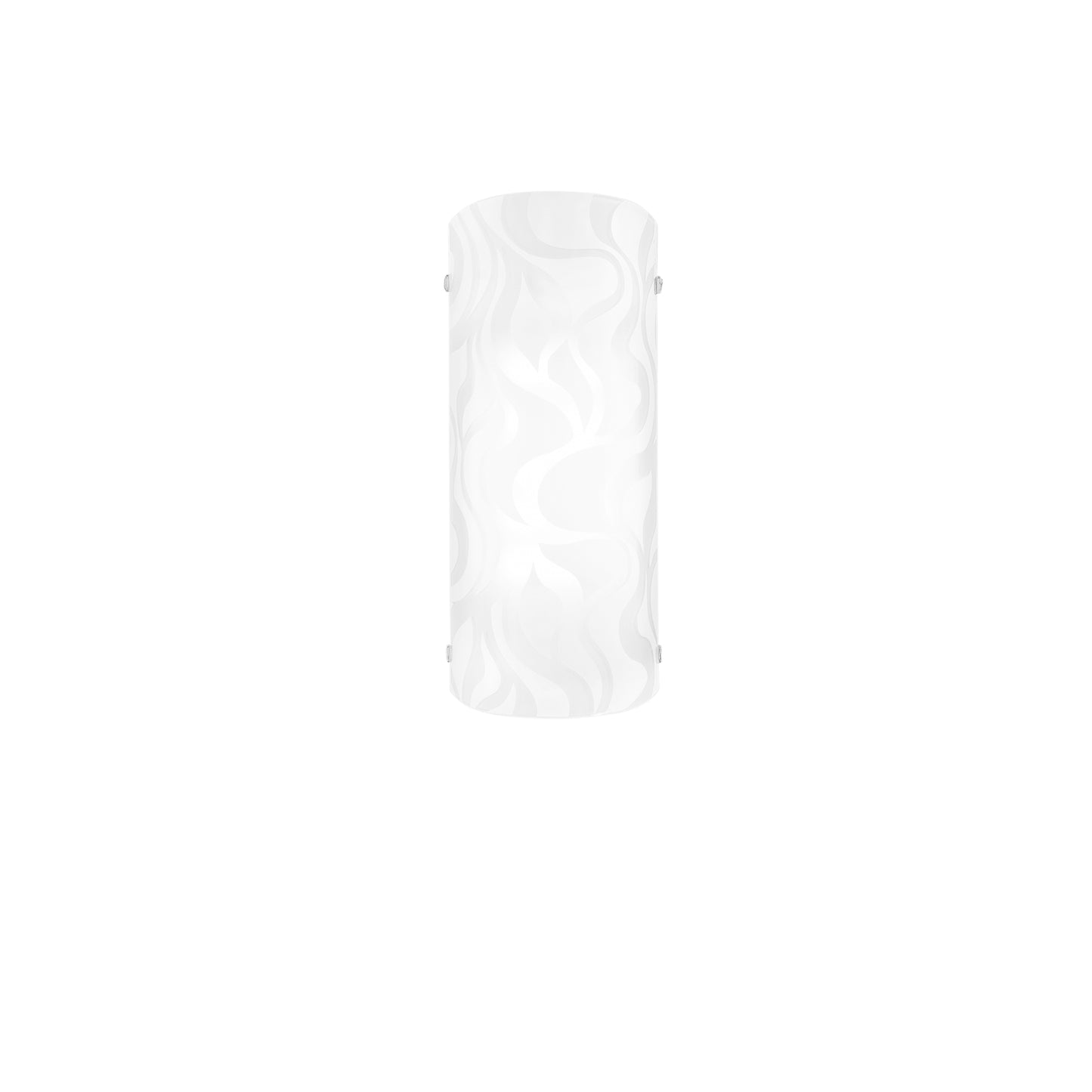 Applique LED JASMINE in vetro bianco 26 cm. H