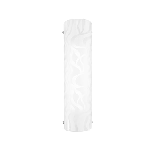 Applique LED JASMINE in vetro bianco 40 cm. H