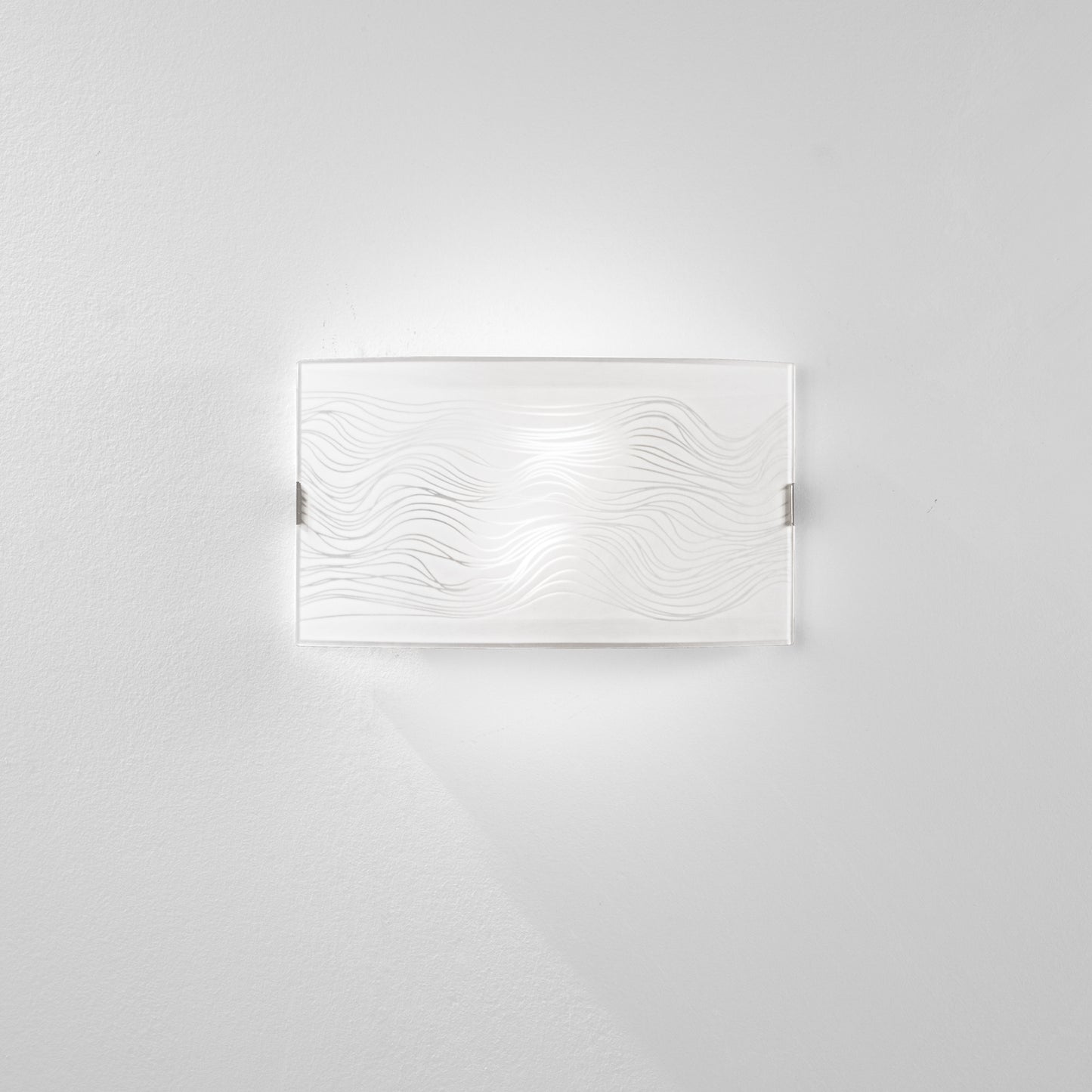 Applique KARDIO in vetro satinato