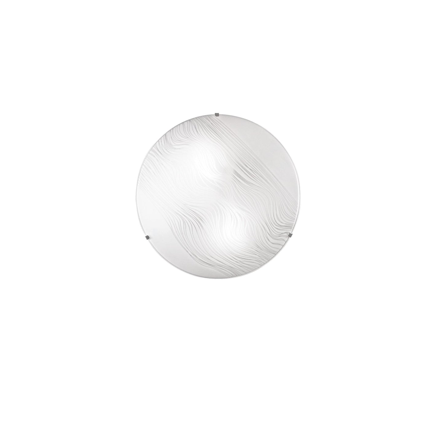 Plafoniera KARDIO in vetro satinato 30 cm. Ø