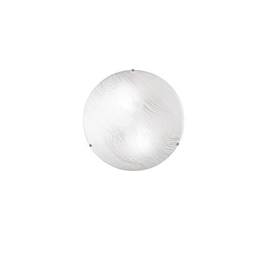 Plafoniera KARDIO in vetro satinato 30 cm. Ø