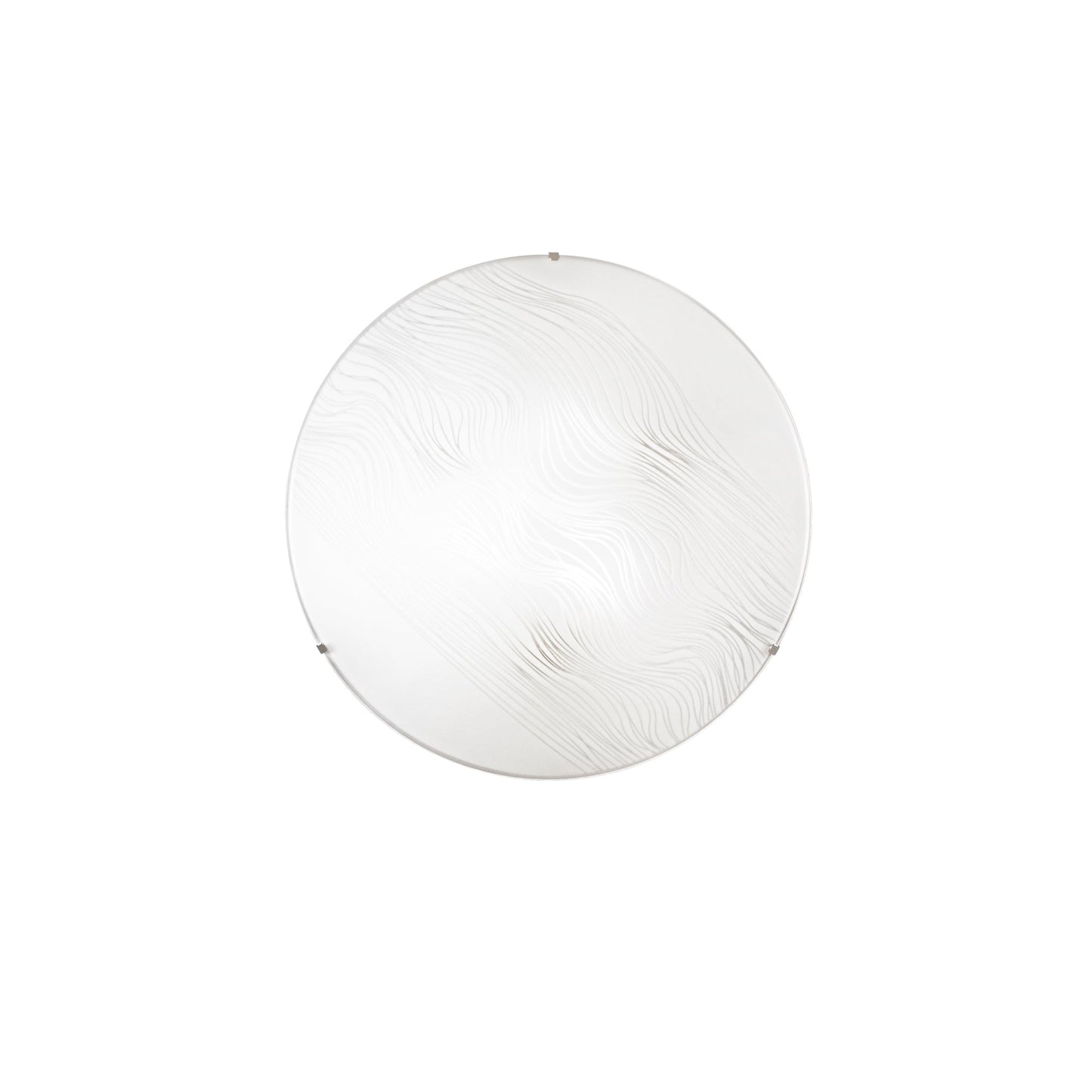 Plafoniera KARDIO in vetro satinato 40 cm. Ø