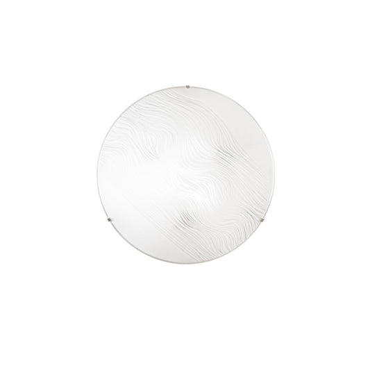 Plafoniera KARDIO in vetro satinato 40 cm. Ø