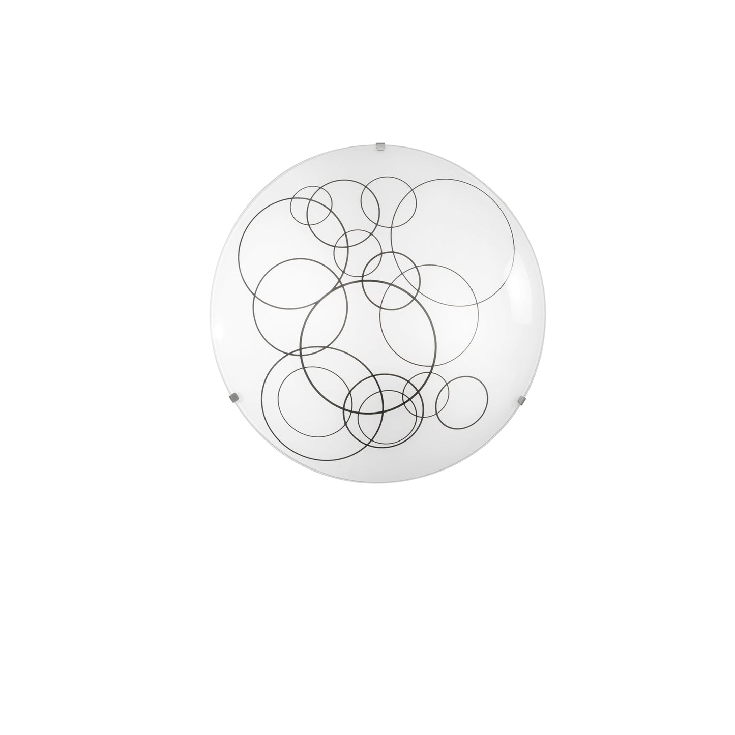 Plafoniera KARMA in vetro bianco 30 cm. Ø