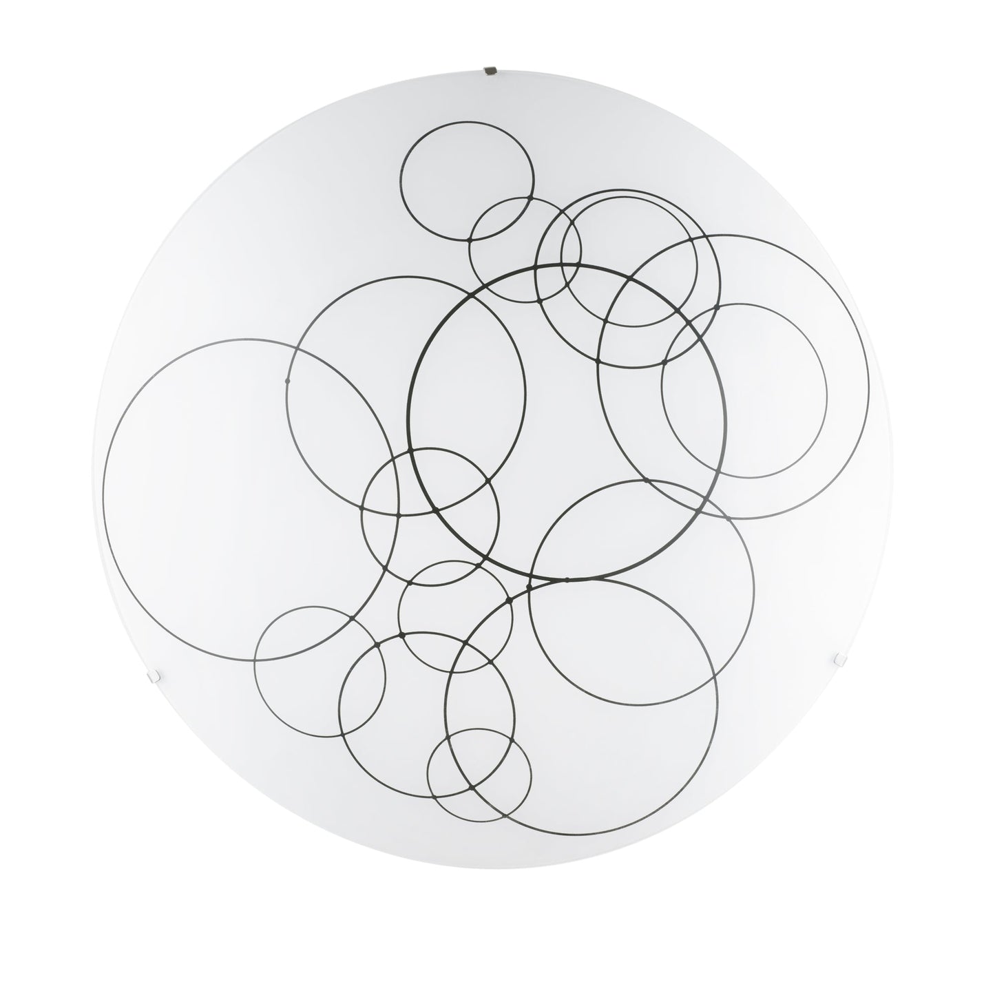 Plafoniera KARMA in vetro bianco 50 cm. Ø