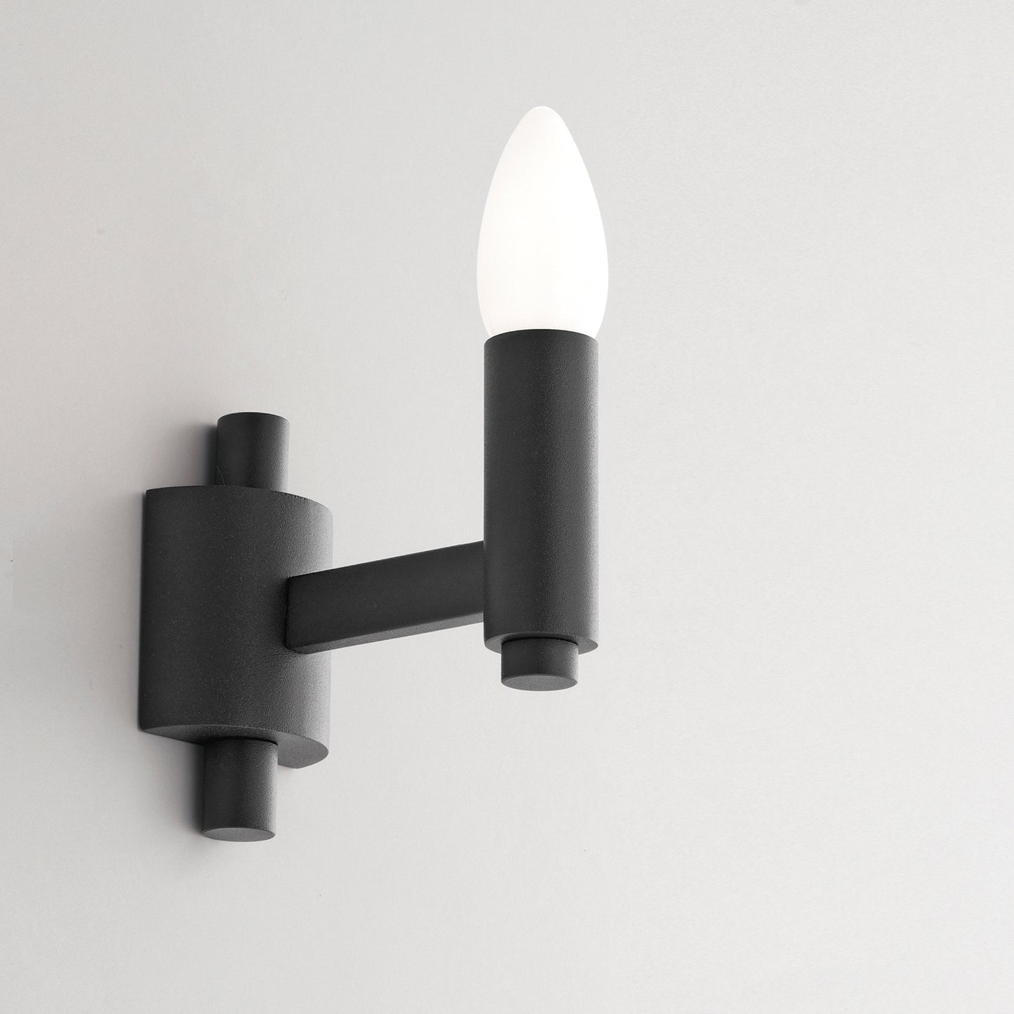 Applique KAROL in metallo grigio