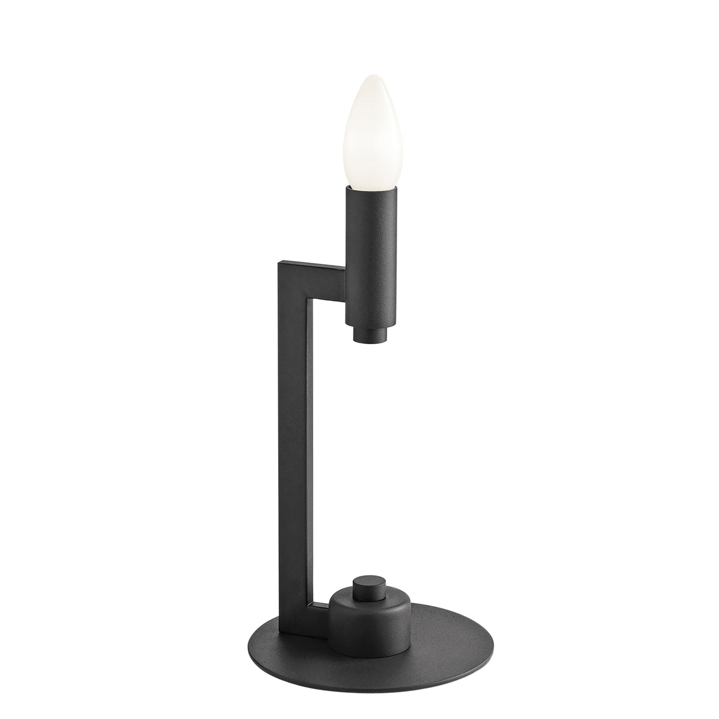 Lampada da tavolo KAROL in metallo grigio