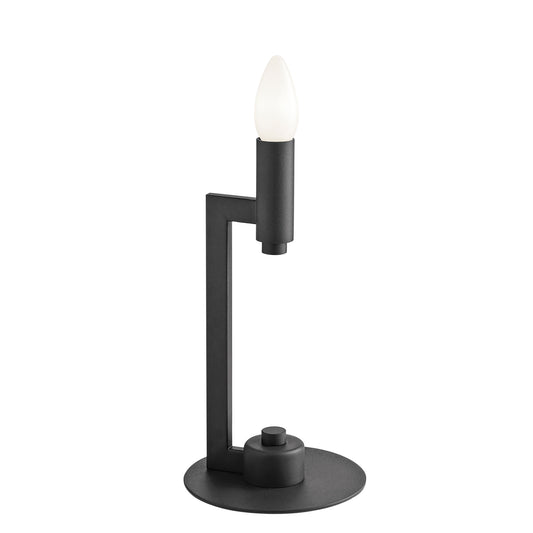 Lampada da tavolo KAROL in metallo grigio