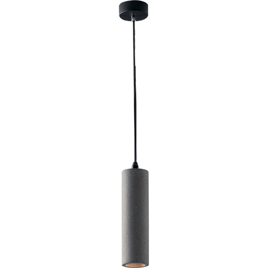 Sospensione KRUK cilindrica in cemento grigio