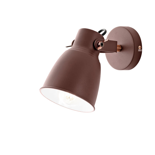 Plafone LEGEND in metallo corten con finiture rame