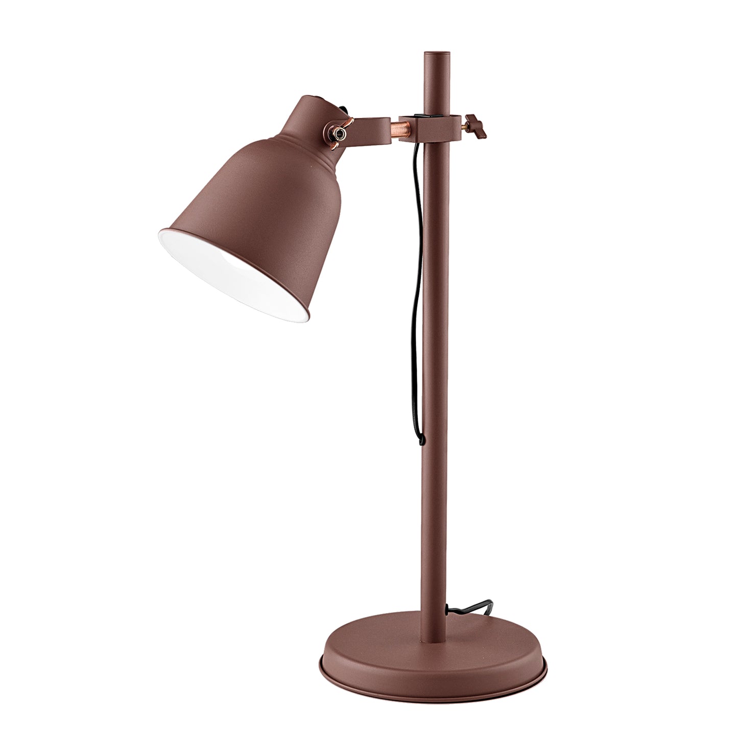 Lampada da tavolo LEGEND in metallo bronzo con finiture rame