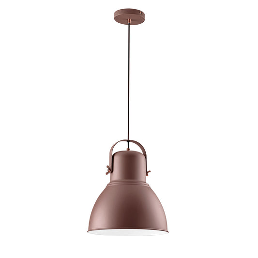 Sospensione LEGEND in metallo bronzo con finiture rame - 1 punto luce