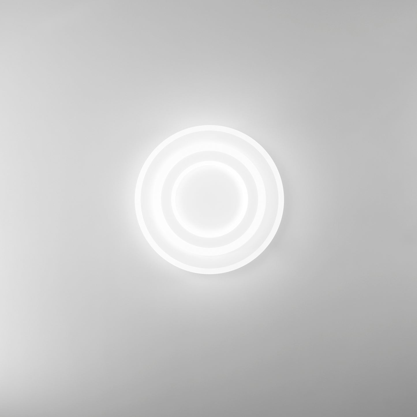 Plafoniera LED LIFE in metallo con diffusore acrilico bianco CCT Ø 40 cm.