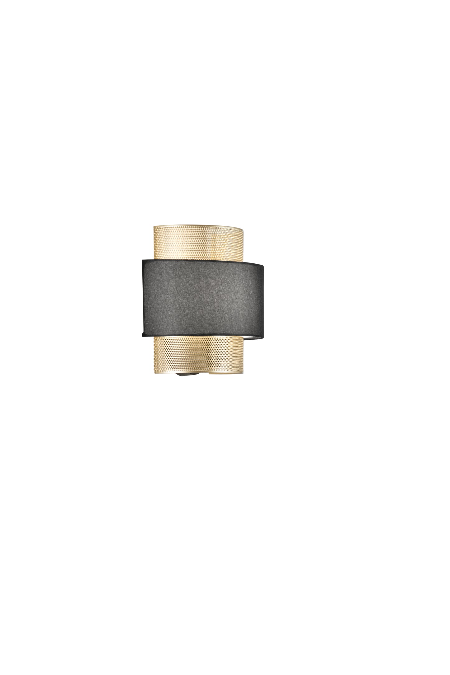 Applique LOUNGE oro e nero in metallo