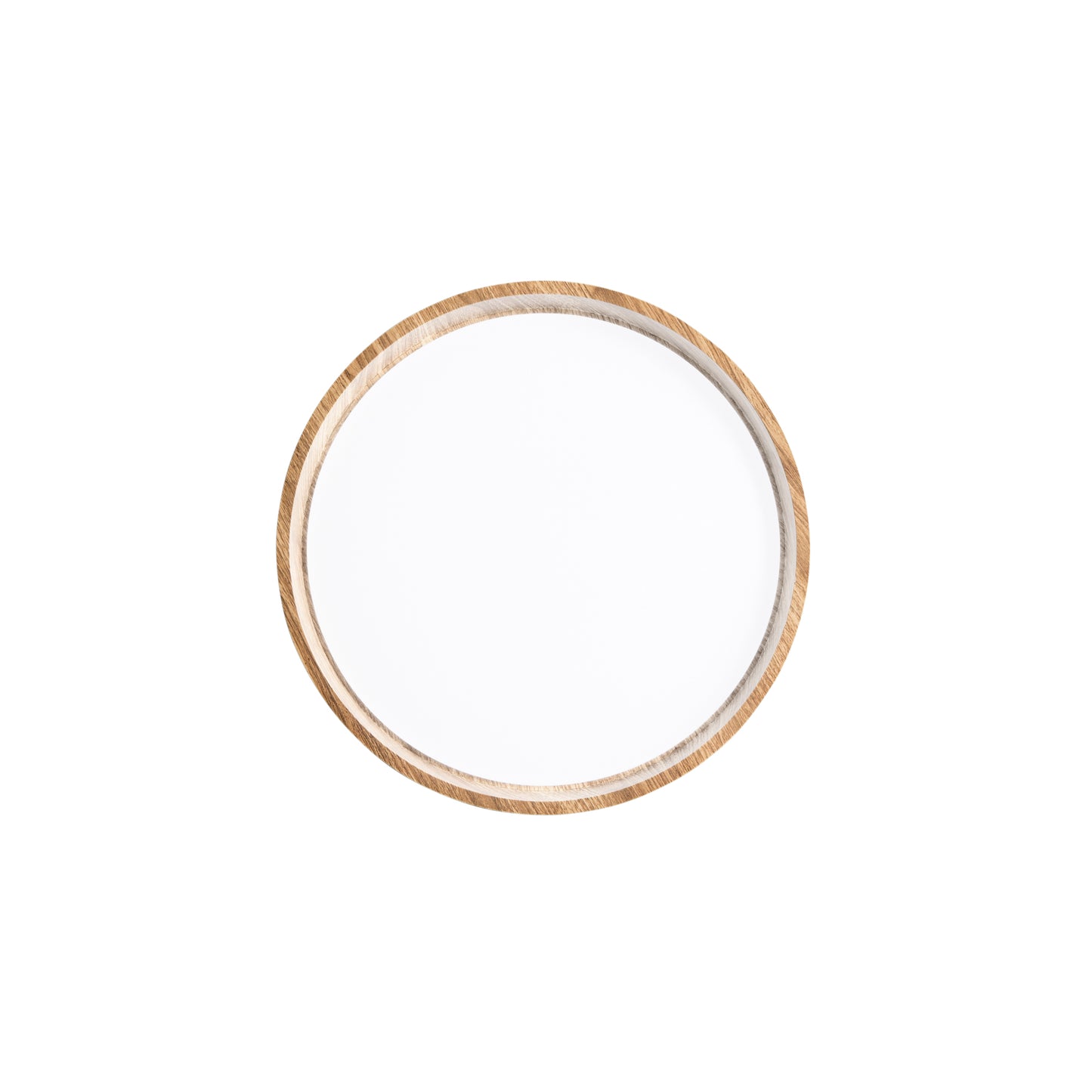Plafoniera LED MADERA in metallo effetto legno, CCT 38 cm. Ø