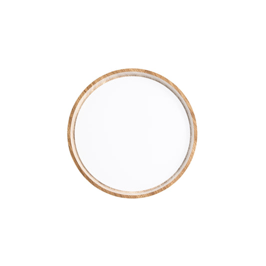 Plafoniera LED MADERA in metallo effetto legno, CCT 38 cm. Ø