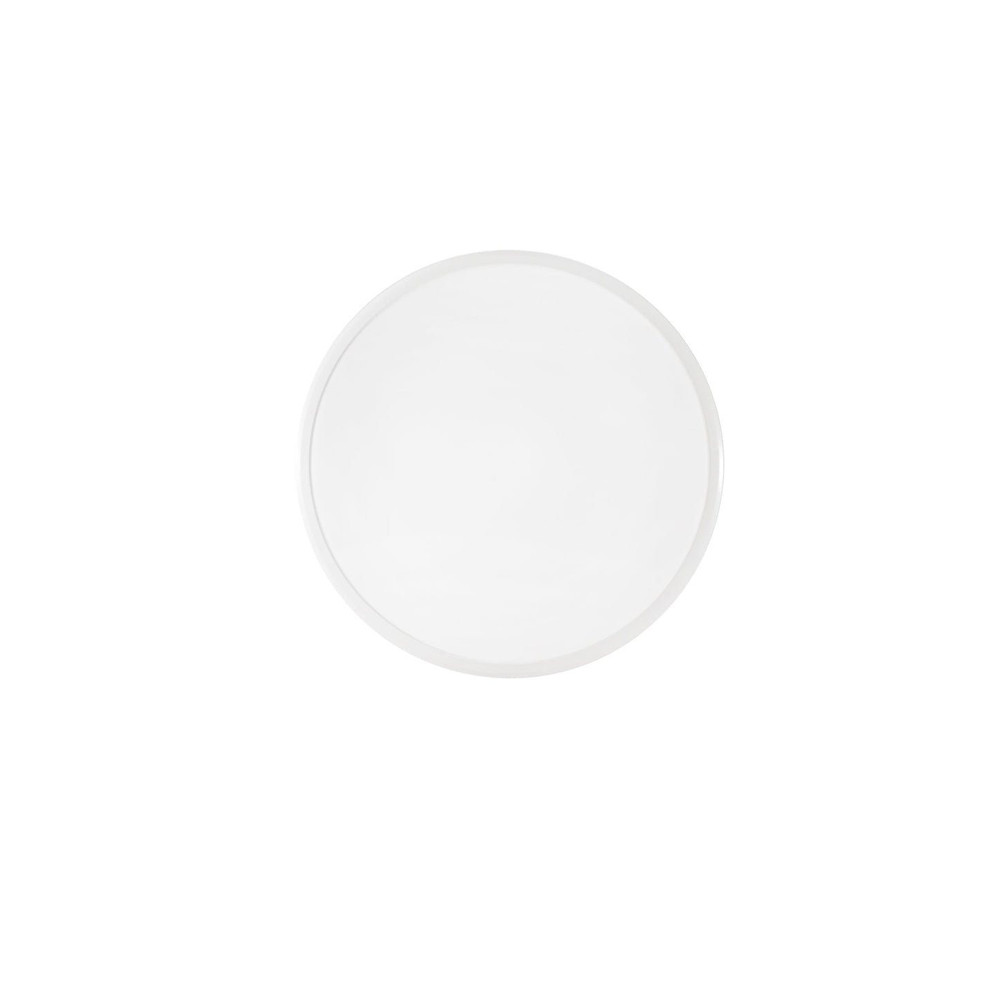 Plafoniera LED MAYFAIR in alluminio bianco, interruttore CCT Ø 40cm.