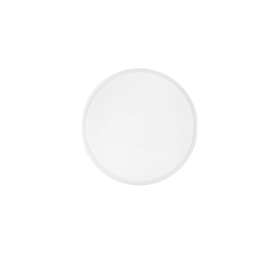 Plafoniera LED MAYFAIR in alluminio bianco, interruttore CCT Ø 40cm.