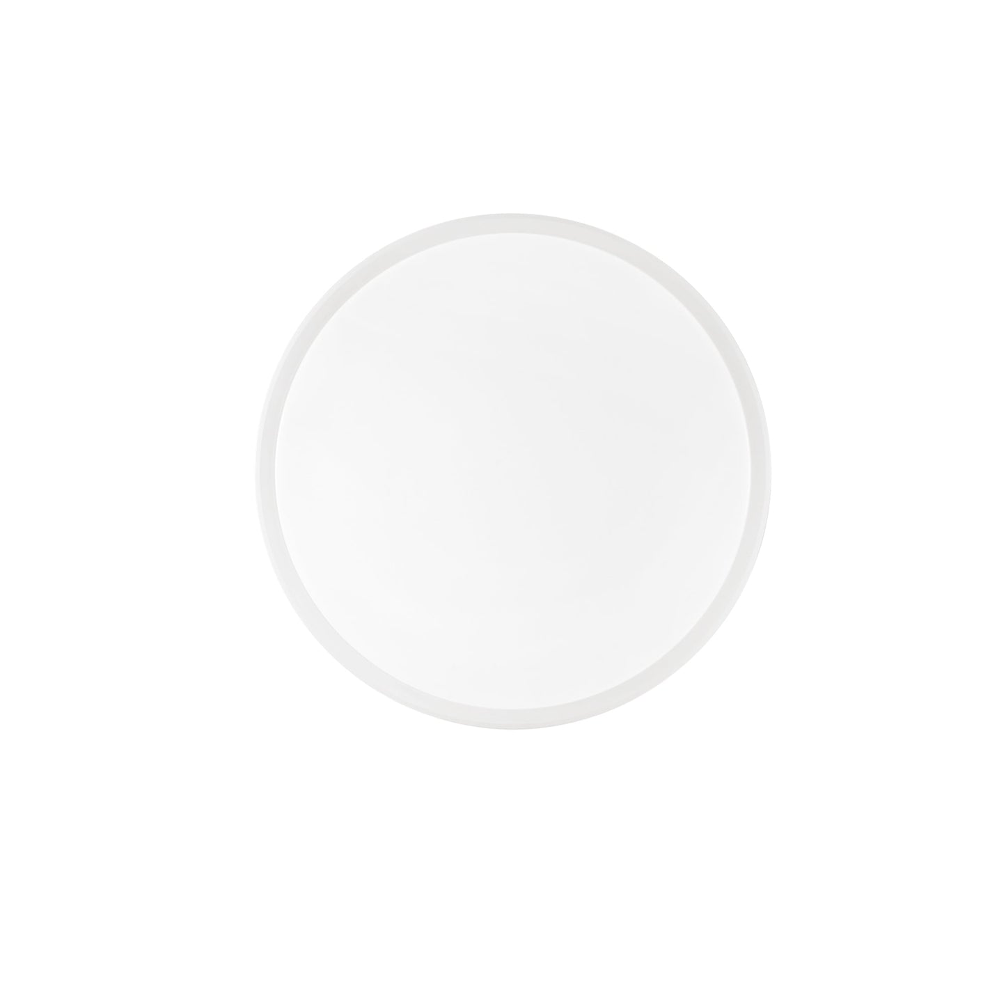 Plafoniera LED MAYFAIR in alluminio bianco, interruttore CCT Ø 50cm.