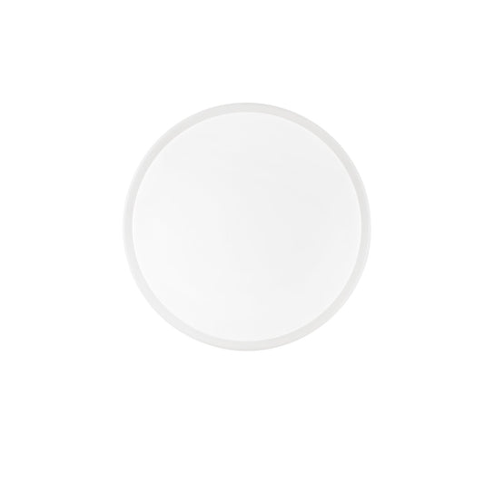 Plafoniera LED MAYFAIR in alluminio bianco, interruttore CCT Ø 50cm.