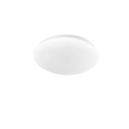 Plafoniera LED MOON tonda bianca Ø 30cm. telecomando CCT, voice control - IP44