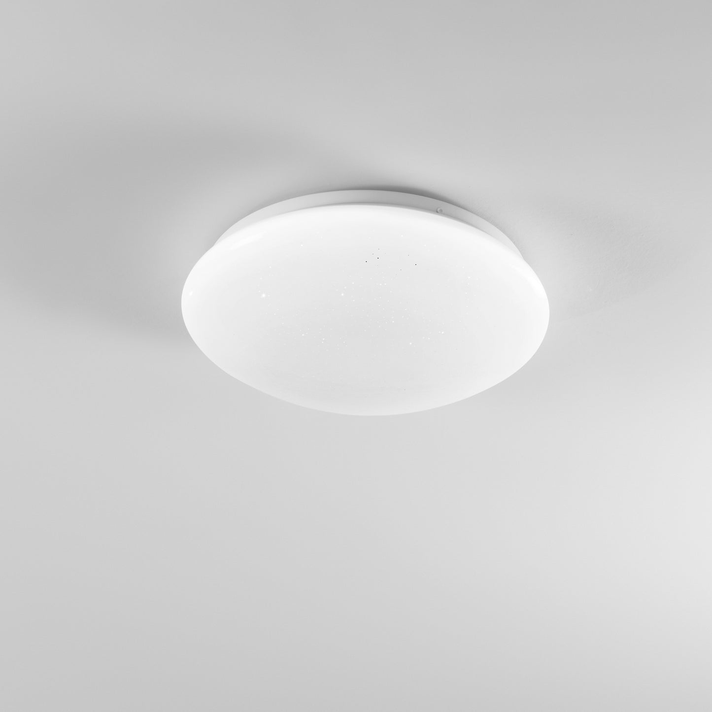 Plafoniera LED MOON tonda bianca Ø 30cm. telecomando CCT, voice control - IP44