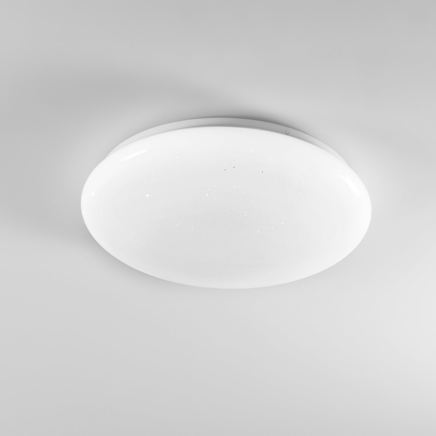 Plafoniera LED MOON tonda bianca Ø 38,5 cm. telecomando CCT, voice control - IP44