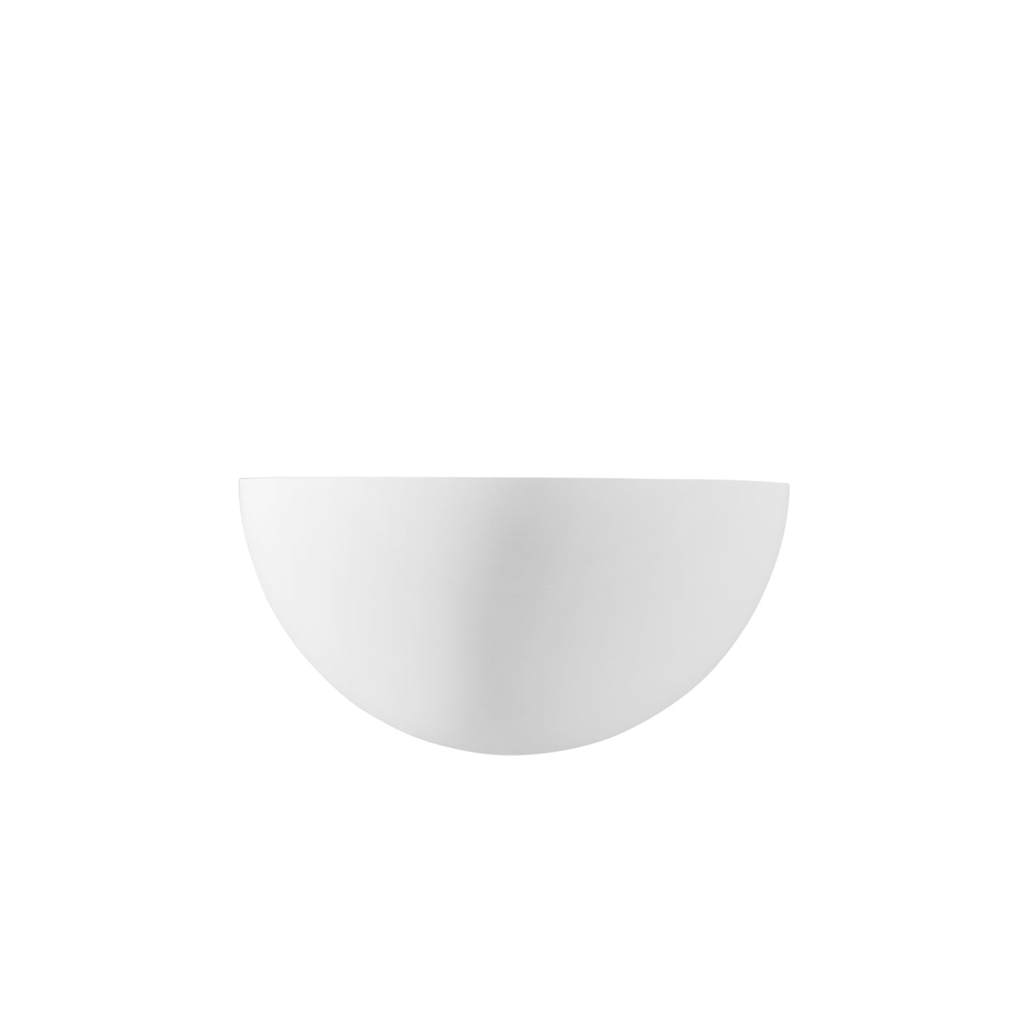 Applique MORITZ in gesso bianco verniciabile 25 cm.
